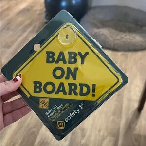 Safety 1st Baby On Board Sign
